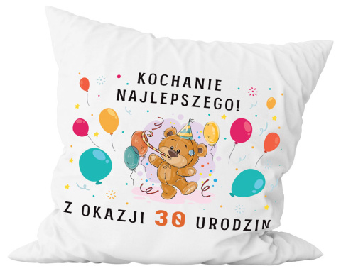 Poduszka komplet - "Kochanie, najlepszego z okazji ... urodzin" + Twój Nadruk Poduszka komplet - "Kochanie, najlepszego z okazji ... urodzin" + Twój Nadruk