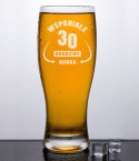 Szklanka do piwa 500 ml + Grawer - "Wspaniałe urodziny"