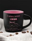 Kubek 290 ml + Grawer "Z natury jestem leniwa"