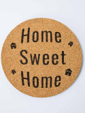 Podkładka z korka + Grawer - "Home Sweet Home"